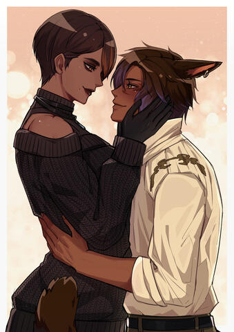 Maria and Ray by Reimine (twitter)